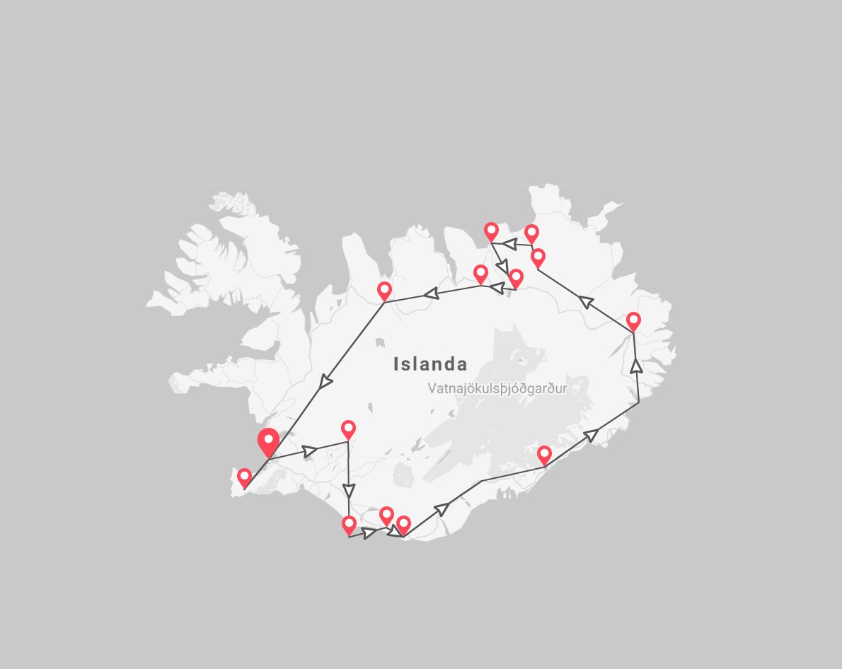 Islanda 360° map