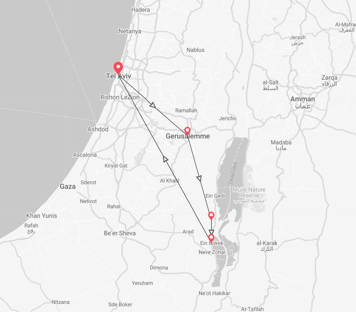 Israele 360° map