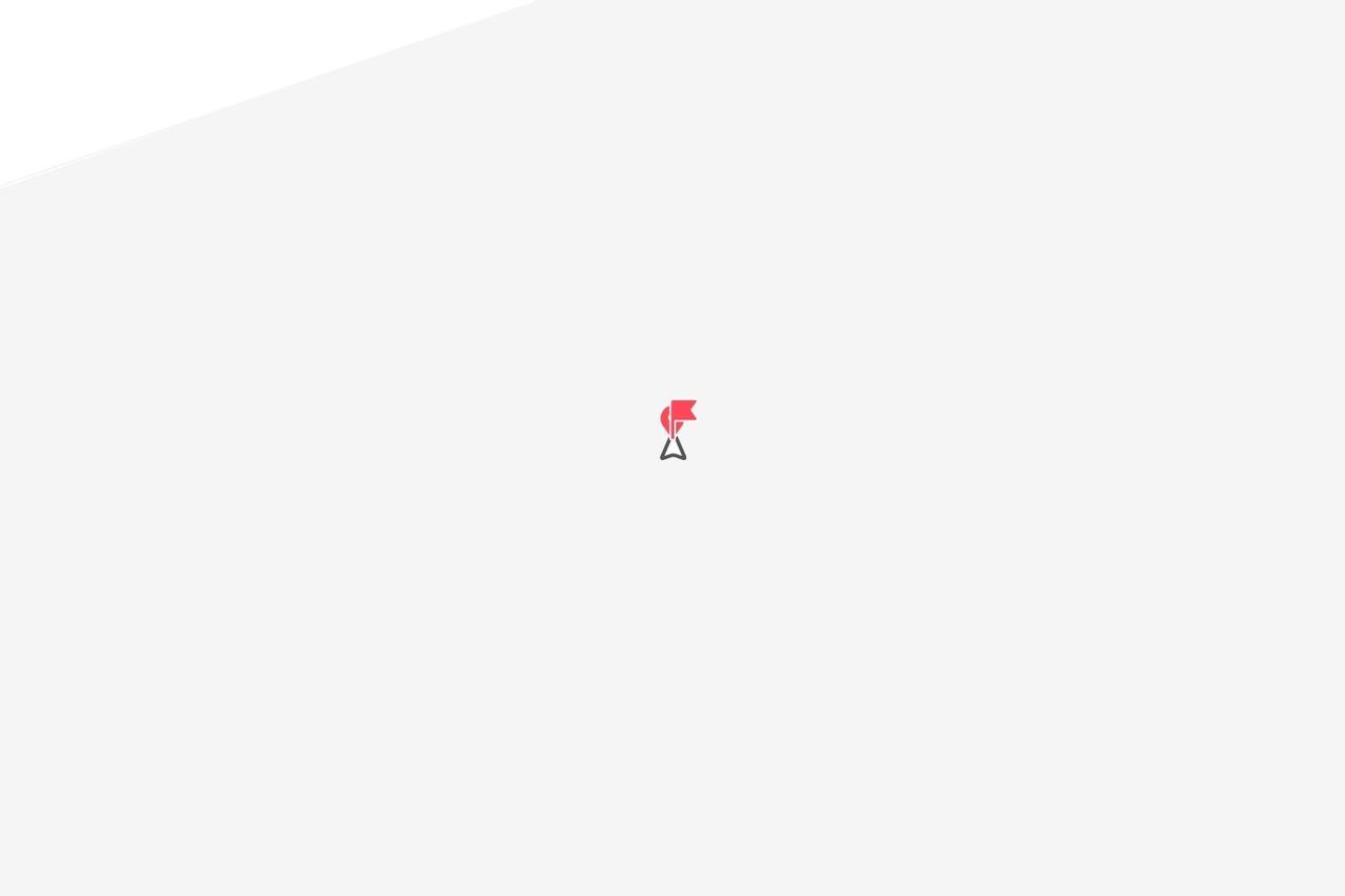 Un'icona minimalista di bandierina rossa, simile a un segnaposto di mappa, centrata su uno sfondo bianco.