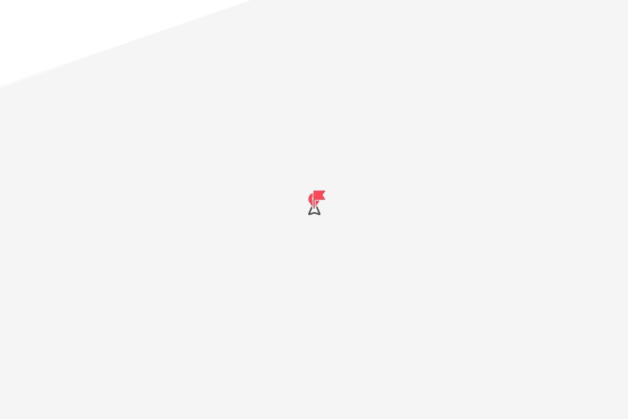 Icona minimalista di bandiera rossa, centrata su uno sfondo grigio chiaro e neutro.