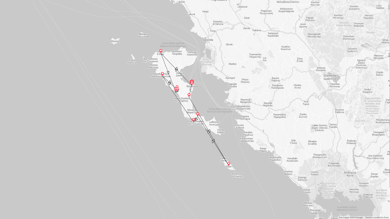 Corfú 360° map