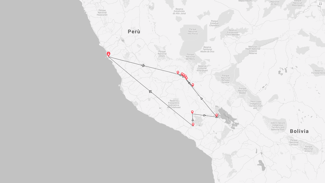 Perú 360° map