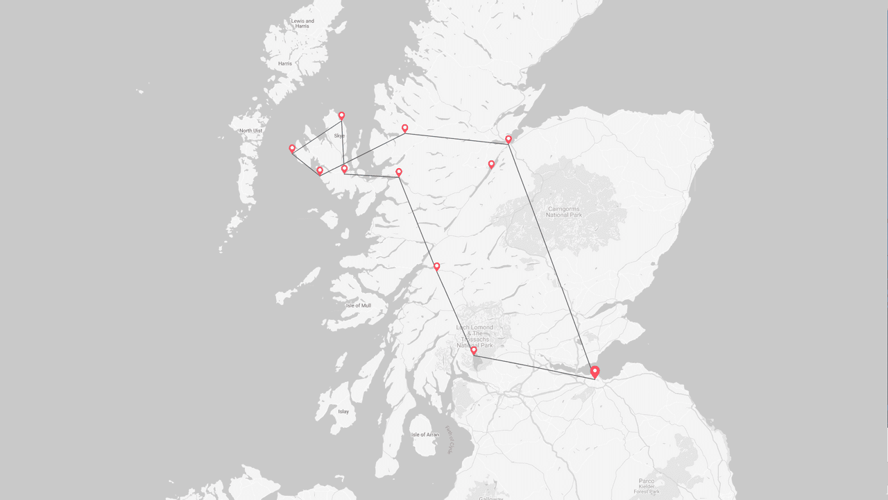 Scozia 360° map