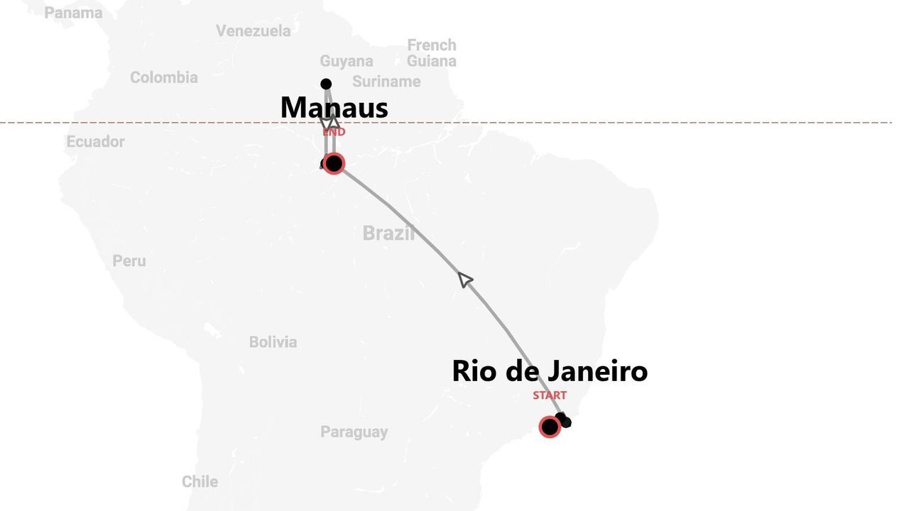 Itinéraire de voyage au Brésil : de Rio de Janeiro à Manaus