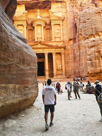 Panorama del monumento di Petra, in Giordania ad agosto - WeRoad
