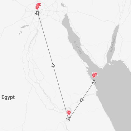 Egipto: entre el Desierto, el Mar Rojo y las maravillas de Luxor y El Cairo