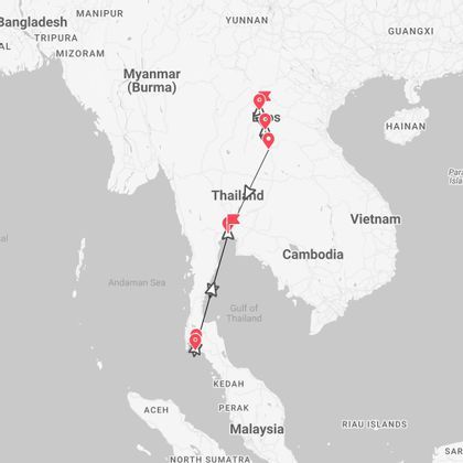Laos y Tailandia: un viaje auténtico entre templos, naturaleza y playas