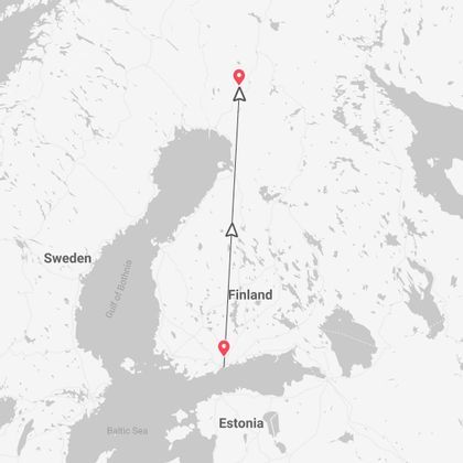 Laponia Finlandesa: tierra de auroras y Papá Noel