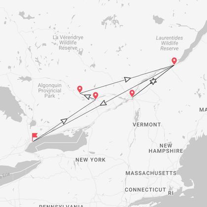 Canada: on the road to Montreal, Toronto and Niagara Falls