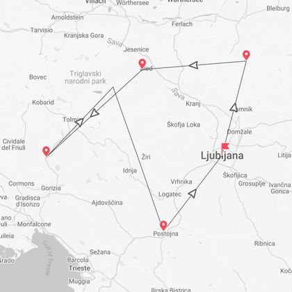 Slowenien 360°: Road-Trip von Ljubljana zum Bleder See