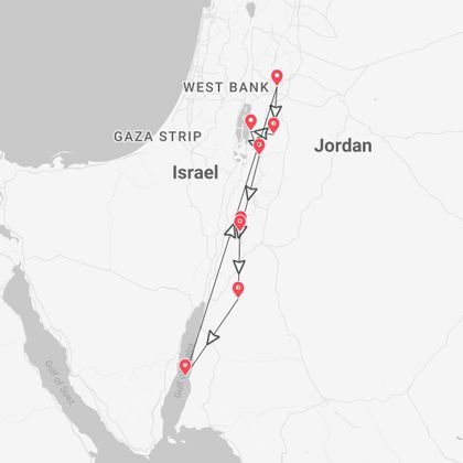 Jordan 360°: Petra, Wadi Rum and the Dead Sea