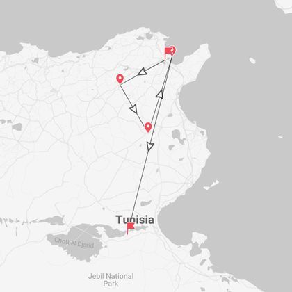 Tunisia Express: Ruins, Riads & the Road Less Travelled