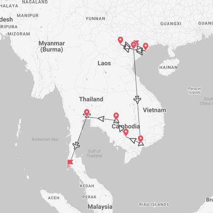 Vietnam, Cambodia and Thailand: Indochina adventure