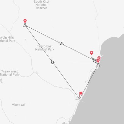 Kenya Safari: i colori dell'Africa dallo Tsavo Est al mare di Malindi
