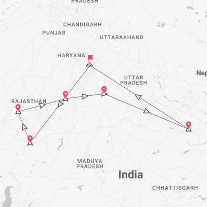 India del Nord: dal Taj Mahal a Varanasi