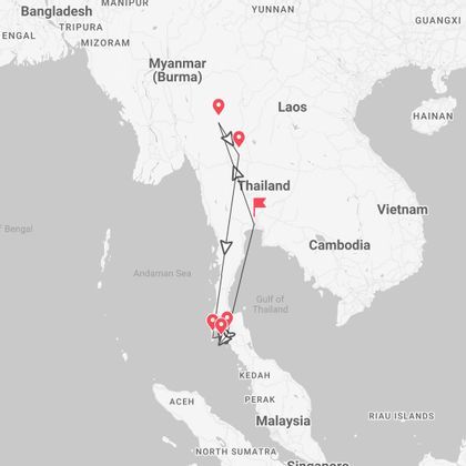 Thailandia 360° Winter: Bangkok, Chiang Mai e Phi Phi Island