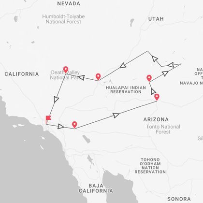 Far West 360° : Los Angeles, Las Vegas et les grands parcs américains