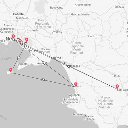Campania 360º: Nápoles, Capri, Isquia y la Costa Amalfitana