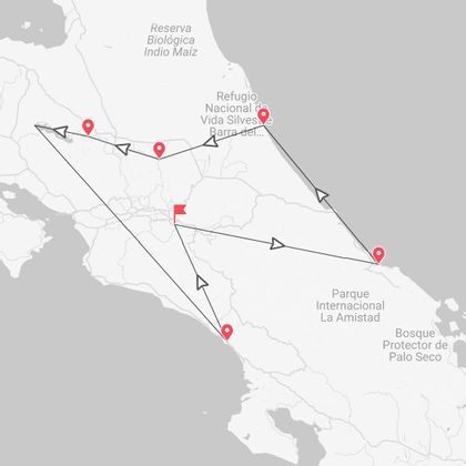 Costa Rica 360°: between jungle, beaches and volcanoes