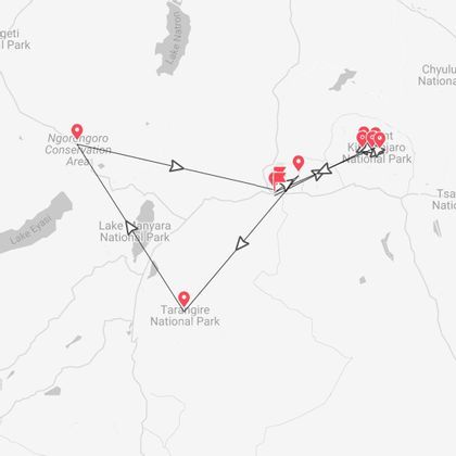 Tanzania Trekking: Mt Kilimanjaro Summit & Safari Expedition