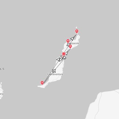 Fuerteventura e Lanzarote  360° : tra spiagge e vulcani