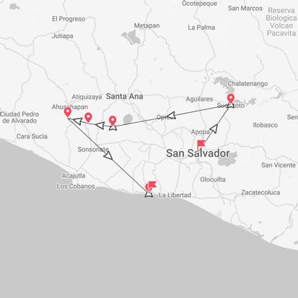 El Salvador: Vulkane, Mayakultur, Dschungel & Traumstrände