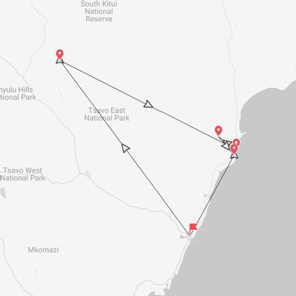 Kenya Safari: i colori dell'Africa dallo Tsavo Est al mare di Malindi