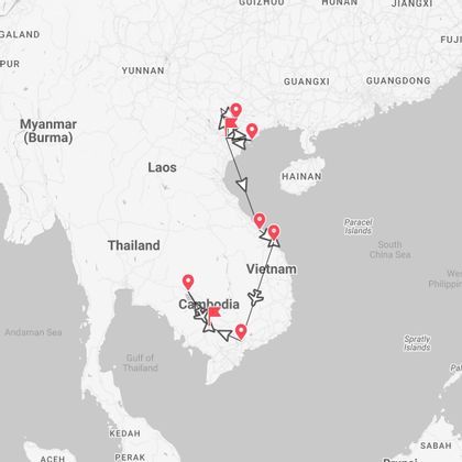 Indocina: alla scoperta di Vietnam e Cambogia