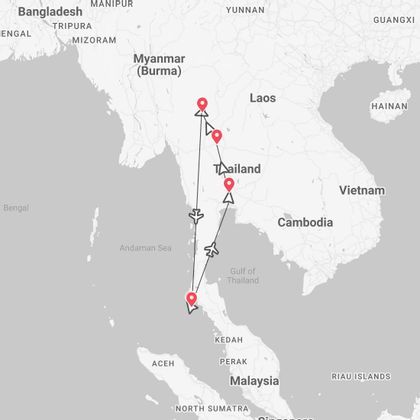 Thailand Expedition Winter: Bangkok, Chiang Mai & Surin-Insel