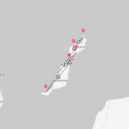 Fuerteventura et Lanzarote  360° : entre plages et volcans