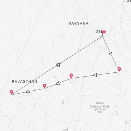 Inde : du Rajasthan au Taj Mahal