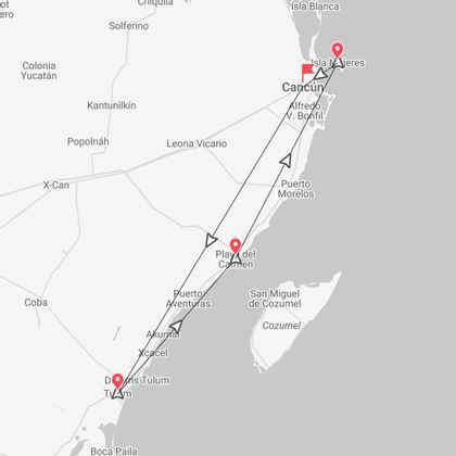 Mexique Beach Life : de Cancun à Isla Mujeres, plage et détente
