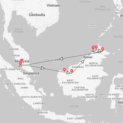 Malasia Expedition: aventuras en Borneo