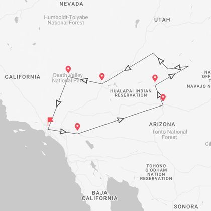 Far West 360° : Los Angeles, Las Vegas et les grands parcs américains
