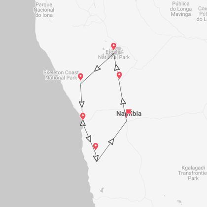 Namibia 360°: Windhoek, Cape Cross und Safari