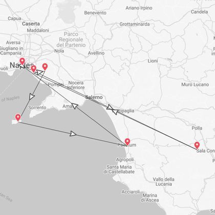 Campania 360º: Nápoles, Capri, Isquia y la Costa Amalfitana