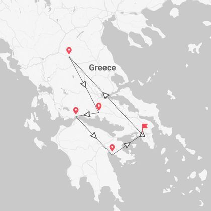 Grèce 360: Athènes, les Météores et le Péloponnèse