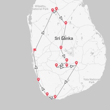 Sri Lanka 360°: Rundreise im Winter