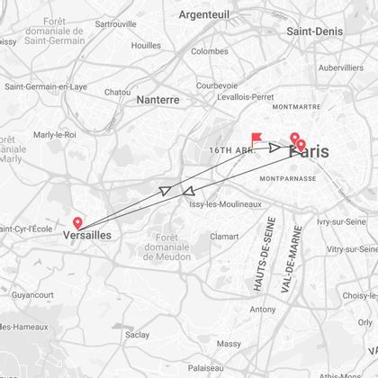 Paris Express: De la Torre Eiffel al Palacio de Versalles