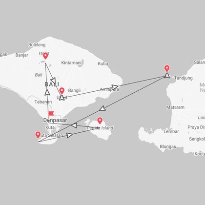 Bali e Gili: giungla, mare e villa tra le risaie