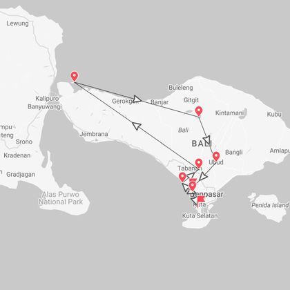 Bali Surf e Yoga: avventura tra giungla e vulcani