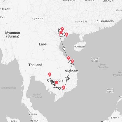 Indochina 360°: Vietnam und Kambodscha entdecken