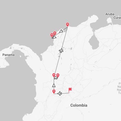 Kolumbien 360°: Bogota, Medellin und Tayrona Nationalpark