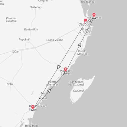 Mexique Beach Life : de Cancun à Isla Mujeres, plage et détente