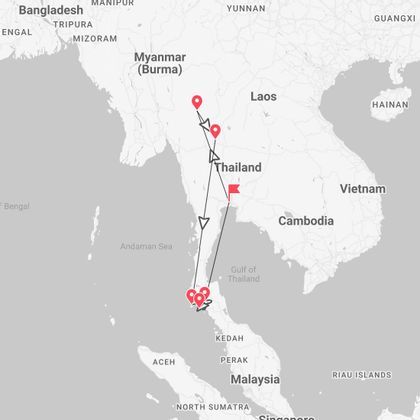 Thailand 360° Winter: Bangkok, Chiang Mai und Phi Phi Island