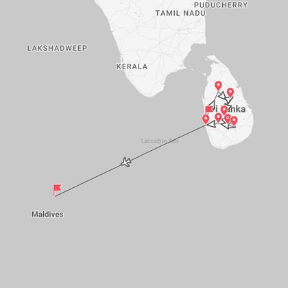 Sri Lanka e Maldive: da Ella all'atollo di Maafushi