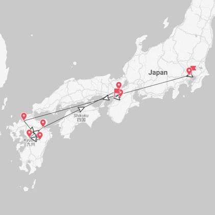 Giappone: la splendida natura del Kyushu passando da Tokyo, Kyoto, Osaka, Nara e Kobe