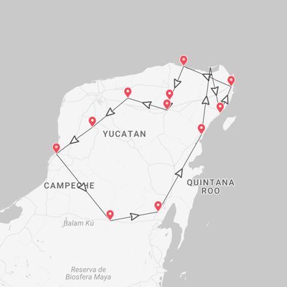 Mexiko 360°: Yucatán, Cenoten und Maya-Tempel