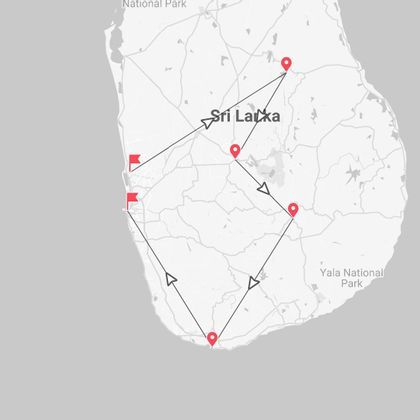 Sri Lanka: 8 Tage voller Kultur, Natur & Küste
