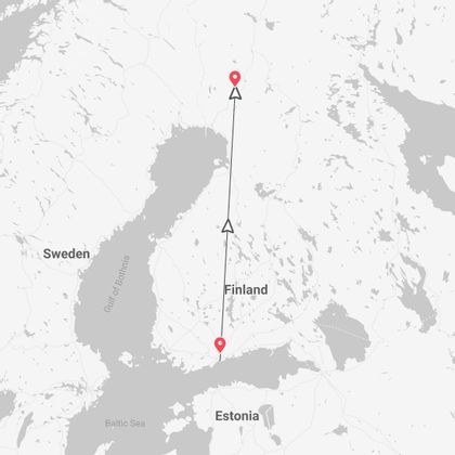 Finnland: Nordlichter in Lappland